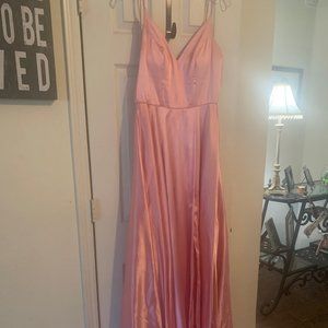 Sherri Hill long pink dress